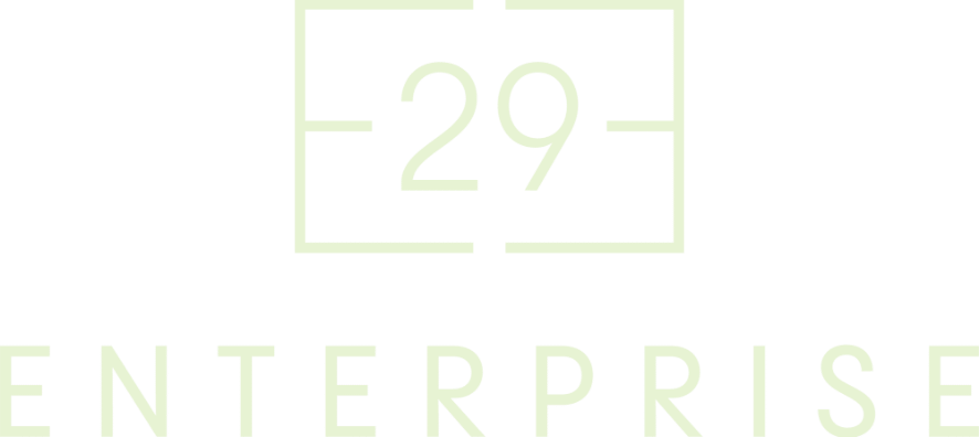 29 Enterprise Logo in sage - Luxury Condos Raleigh NC